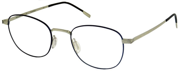 MOLESKINE MO 2122 Eyeglasses, 17-SHINY SILVER BLUE