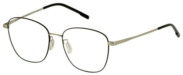 MOLESKINE MO 2120-U Eyeglasses, 18-MT.SLV/BLK.