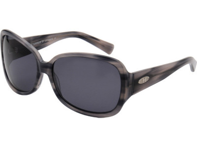 Heat HS0217 Sunglasses, Gray Marble Frame With Gray Polarized Lens
