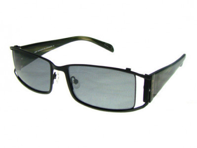 Heat HS0215 Sunglasses, Black Frame With Gray Polarized Lens