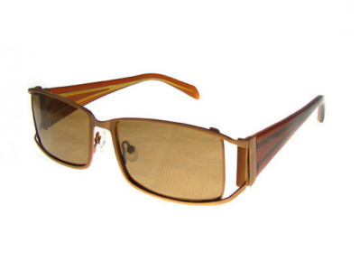 Heat HS0215 Sunglasses, Copper Frame With Brown Polarized Lens