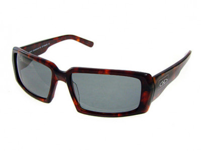Heat HS0213 Sunglasses, Dark Brown Tortoise with Gray Polarized Lens
