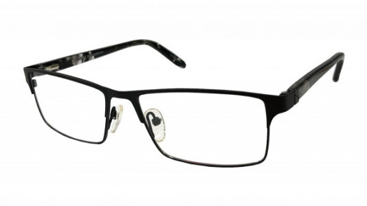 New Balance NB 520 Eyeglasses, 1-MATTE BLACK/GREY TORTOISE