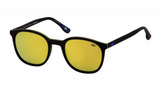 New Balance NB 6044 Sunglasses, 2-BLACK/YELLOW