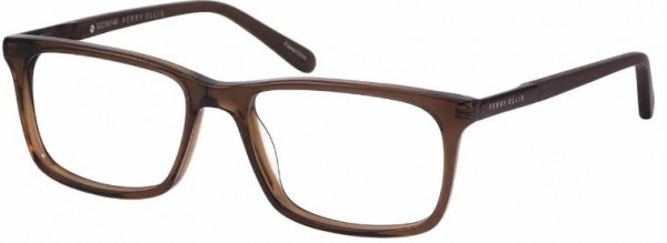 Perry Ellis PE 376 Eyeglasses, 1-Brown CRYSTAL