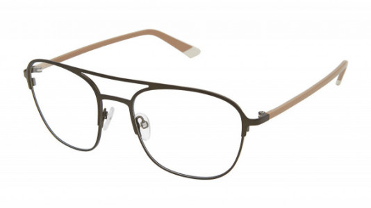 PSYCHO BUNNY PB 107 Eyeglasses, 2-OLIVE MATTE