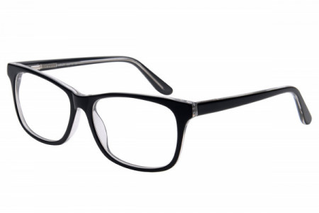 Baron BZ115 Eyeglasses, Shiny Gray Over Crystal