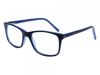 Baron BZ112 Eyeglasses, Navy Over Light Blue Crystal