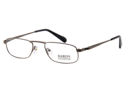 Baron 5166 Eyeglasses, Matte Gunmetal