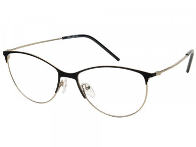 Baron 5297 Eyeglasses, Matte Gunmetal With Matte Blue