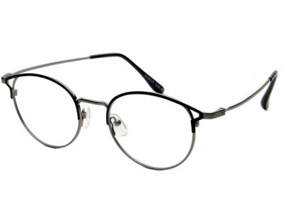 Baron 5292 Eyeglasses, Gunmetal With Black on Rim