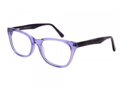 Baron BZ125 Eyeglasses, Crystal Purple/Purple Marble Temple