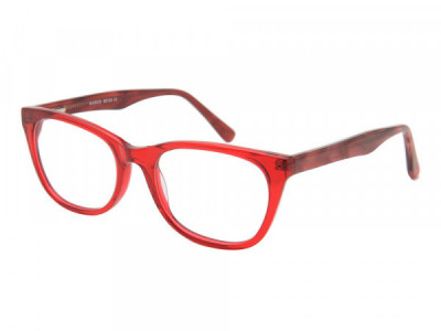 Baron BZ125 Eyeglasses, Crystal Red/Red Marble Temple