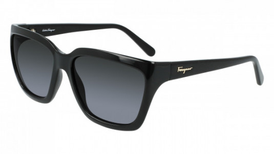Ferragamo SF1018S Sunglasses, (001) BLACK