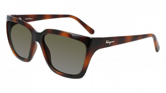 Ferragamo SF1018S Sunglasses, (214) TORTOISE
