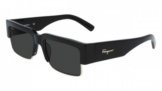 Ferragamo SF276S Sunglasses, (017) BLACK/GOLD