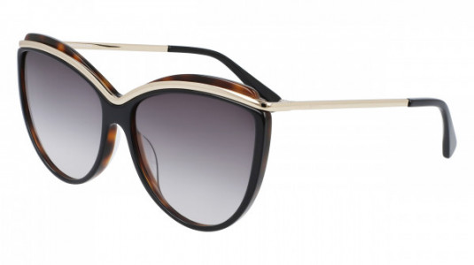 Longchamp LO676S Sunglasses, (010) BLACK/HAVANA
