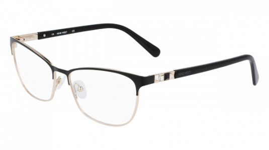 Nine West NW1099 Eyeglasses, (001) BLACK / GOLD