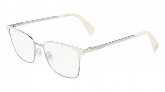 Lanvin LNV2105 Eyeglasses, (101) IVORY/SILVER