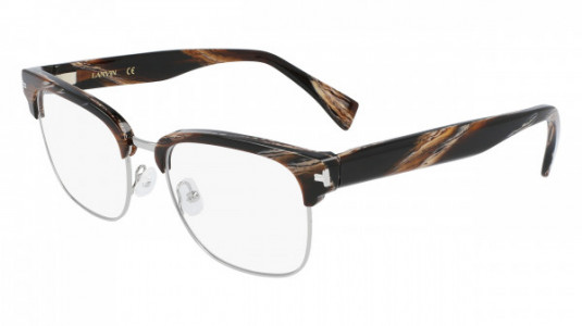 Lanvin LNV2109 Eyeglasses, (206) BROWN HORN