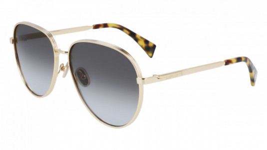 Lanvin LNV107S Sunglasses, (714) GOLD/GRADIENT GREY