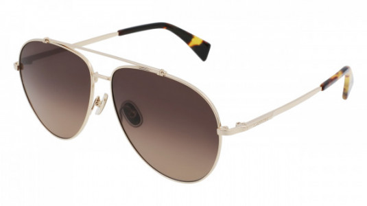Lanvin LNV113S Sunglasses, (740) GOLD/GRADIENT BROWN