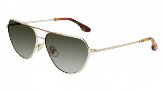 Victoria Beckham VB221S Sunglasses, (723) GOLD-HONEY