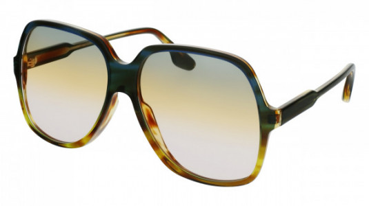 Victoria Beckham VB626S Sunglasses, (342) GREEN/CARAMEL