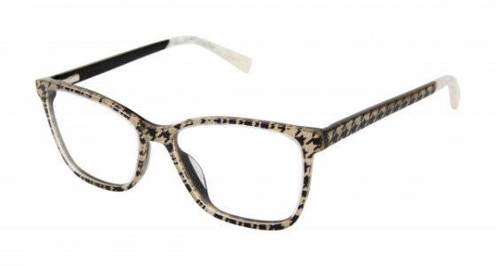 gx by Gwen Stefani GX081 Eyeglasses, Gold Houndstooth Print (GLD)
