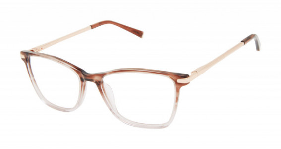 Kate Young K344 Eyeglasses, Brown/Lilac (BRN)