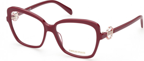 Emilio Pucci EP5175 Eyeglasses, 066 - Shiny Bordeaux / Shiny Bordeaux