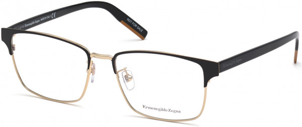 Ermenegildo Zegna EZ5212-D Eyeglasses, 01A - Shiny Black
