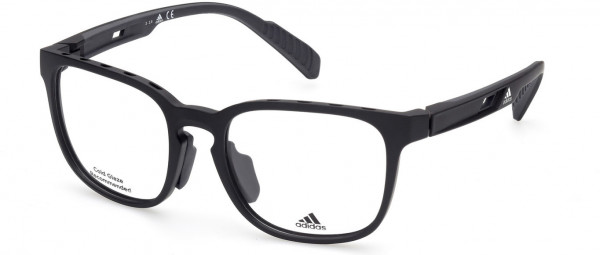 adidas SP5006 Eyeglasses, 002 - Matte Black