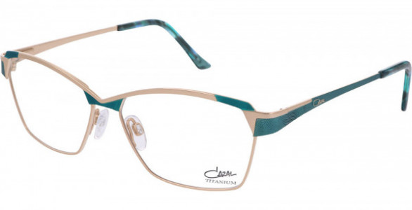 Cazal CAZAL 4285 Eyeglasses, 004 MINT-GOLD