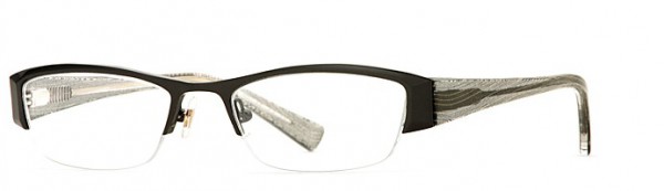 Carmen Marc Valvo Malia Eyeglasses, Polished Black