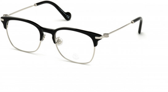 Moncler ML5079-D Eyeglasses, 001 - Shiny Black
