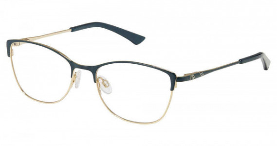 SuperFlex SF-587 Eyeglasses, S204-TEAL GOLD