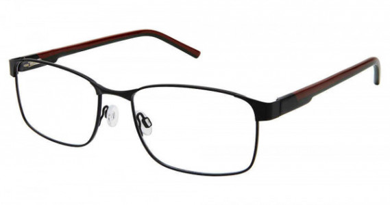 SuperFlex SF-582 Eyeglasses, M100-BLACK RED GREEN
