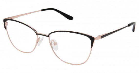 SuperFlex SF-1130T Eyeglasses, M100-BLACK ROSE GOLD