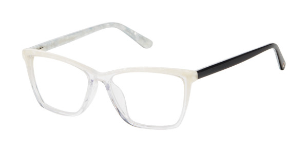L.A.M.B. LAUF080 Eyeglasses, Crystal / Bone (CRY)