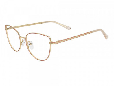Café Boutique CB1078 Eyeglasses, C-1 Pink/Yellow Gold