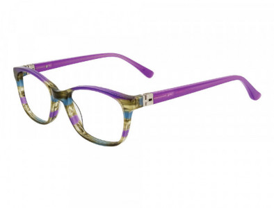 Kids Central KC1681 Eyeglasses, C-2 Lilac/Olive Marble