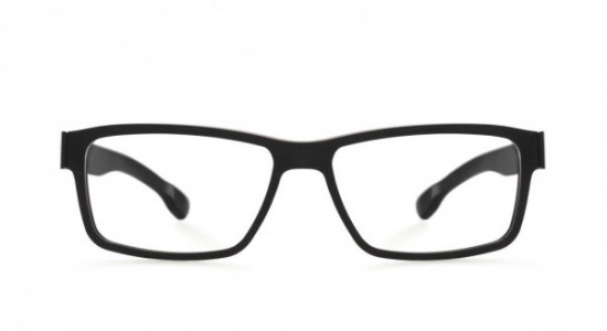 ic! berlin Hack Eyeglasses, Black-Rough