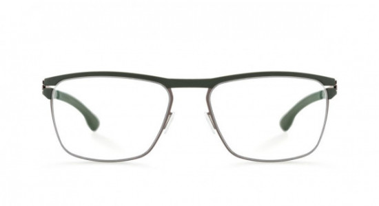 ic! berlin Central Eyeglasses, Graphite-Dark-Green