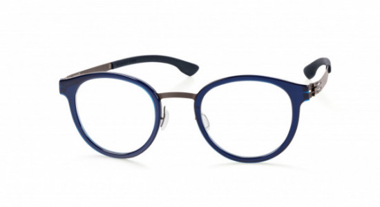 ic! berlin Jangma SE Eyeglasses, Graphite-Cobalt-Blue