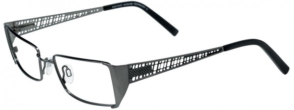 EasyTwist ET850 Eyeglasses, SATINGREY/BLACK