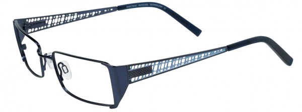 EasyTwist ET850 Eyeglasses, SATINNAVY/POWDER BLUE
