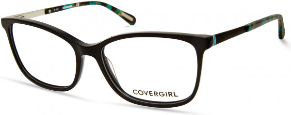 CoverGirl CG4014 Eyeglasses, 001 - Shiny Black