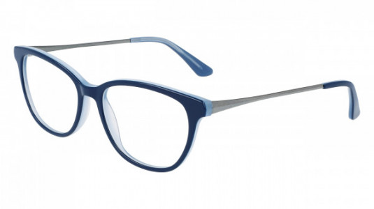 Marchon M-5013 Eyeglasses, (404) BLUE LAMINATE