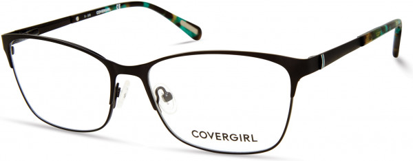 CoverGirl CG4015 Eyeglasses, 002 - Matte Black
